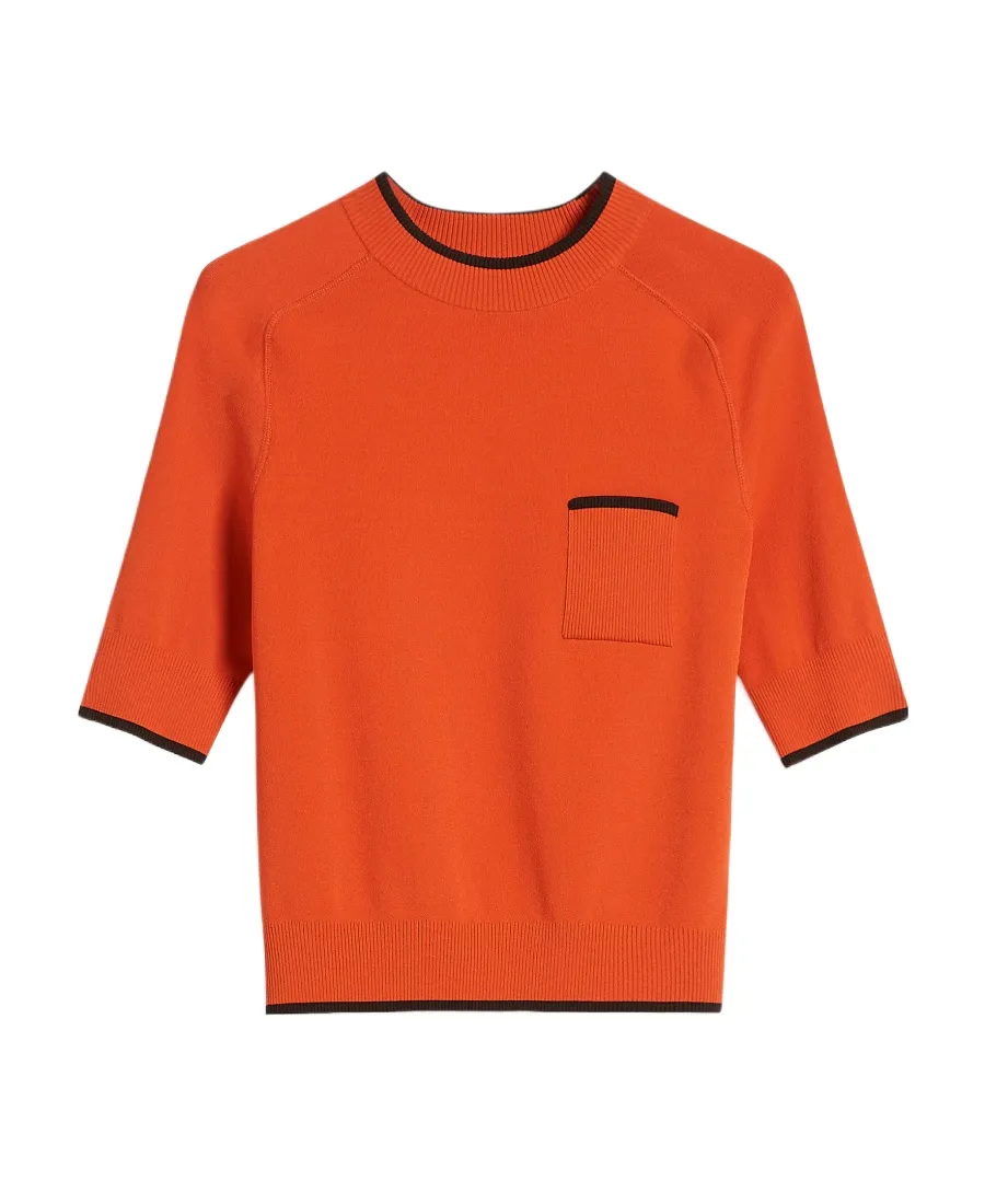 Stretch Knitted T-Shirt