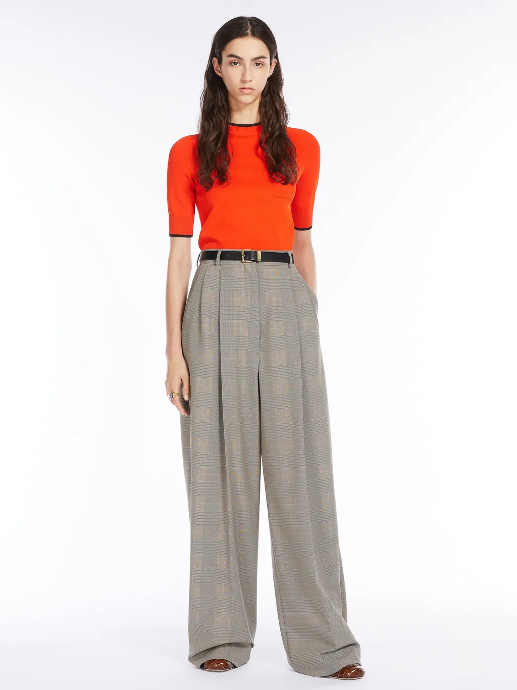 Stretch Knitted T-Shirt