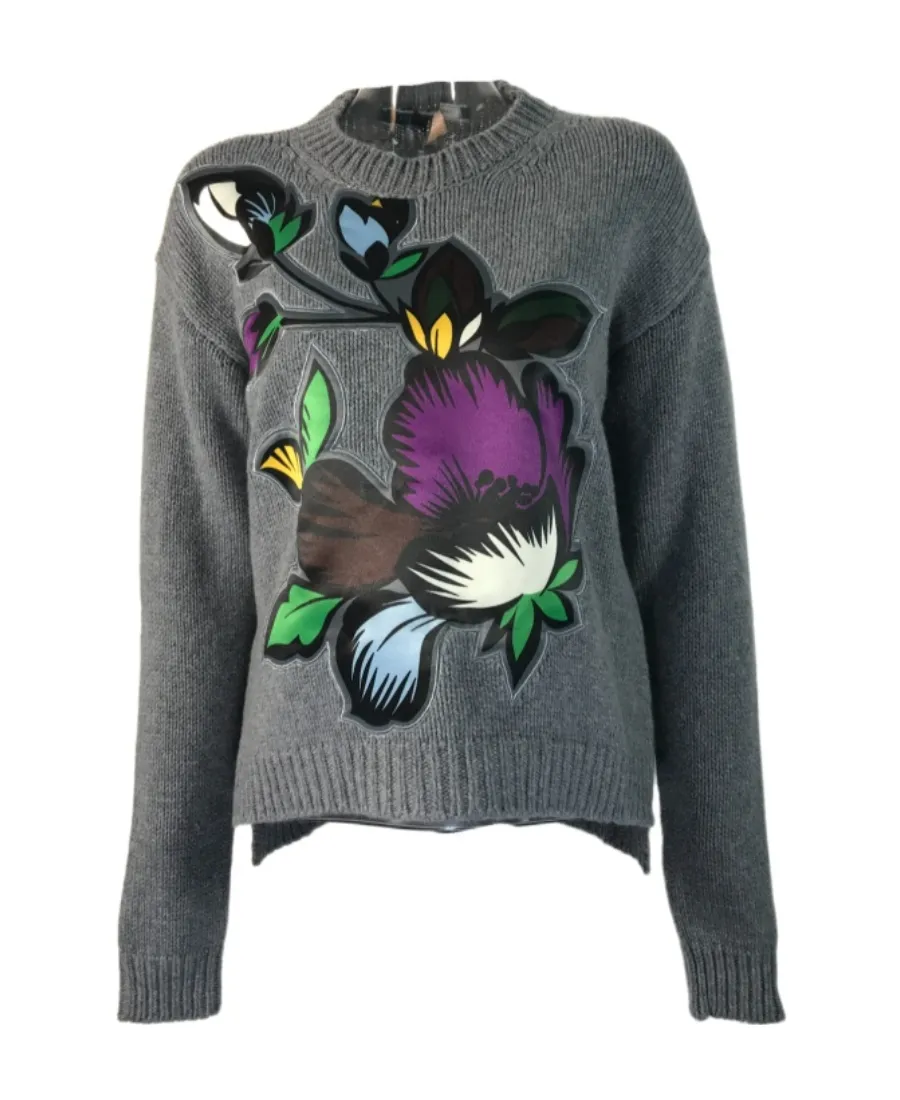 Long-Sleeved Knitted Sweater