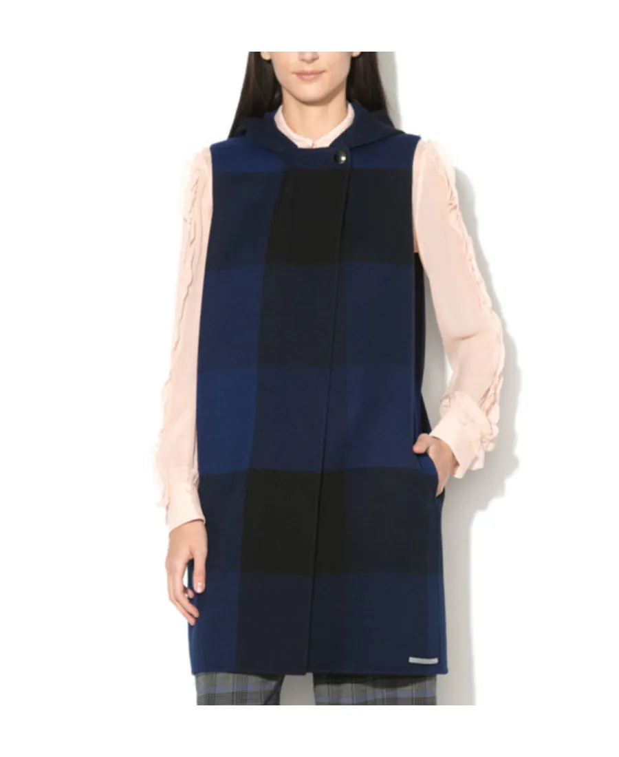 Wool Checkered Vest