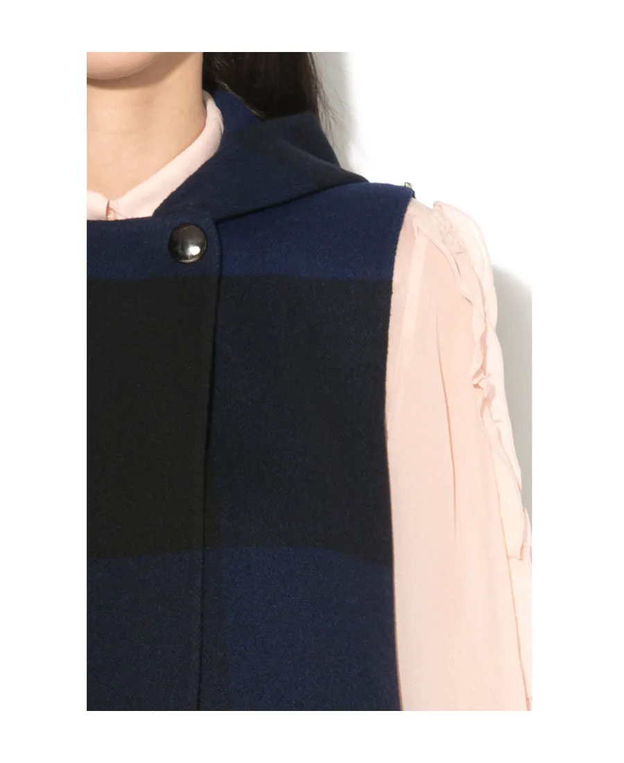 Wool Checkered Vest