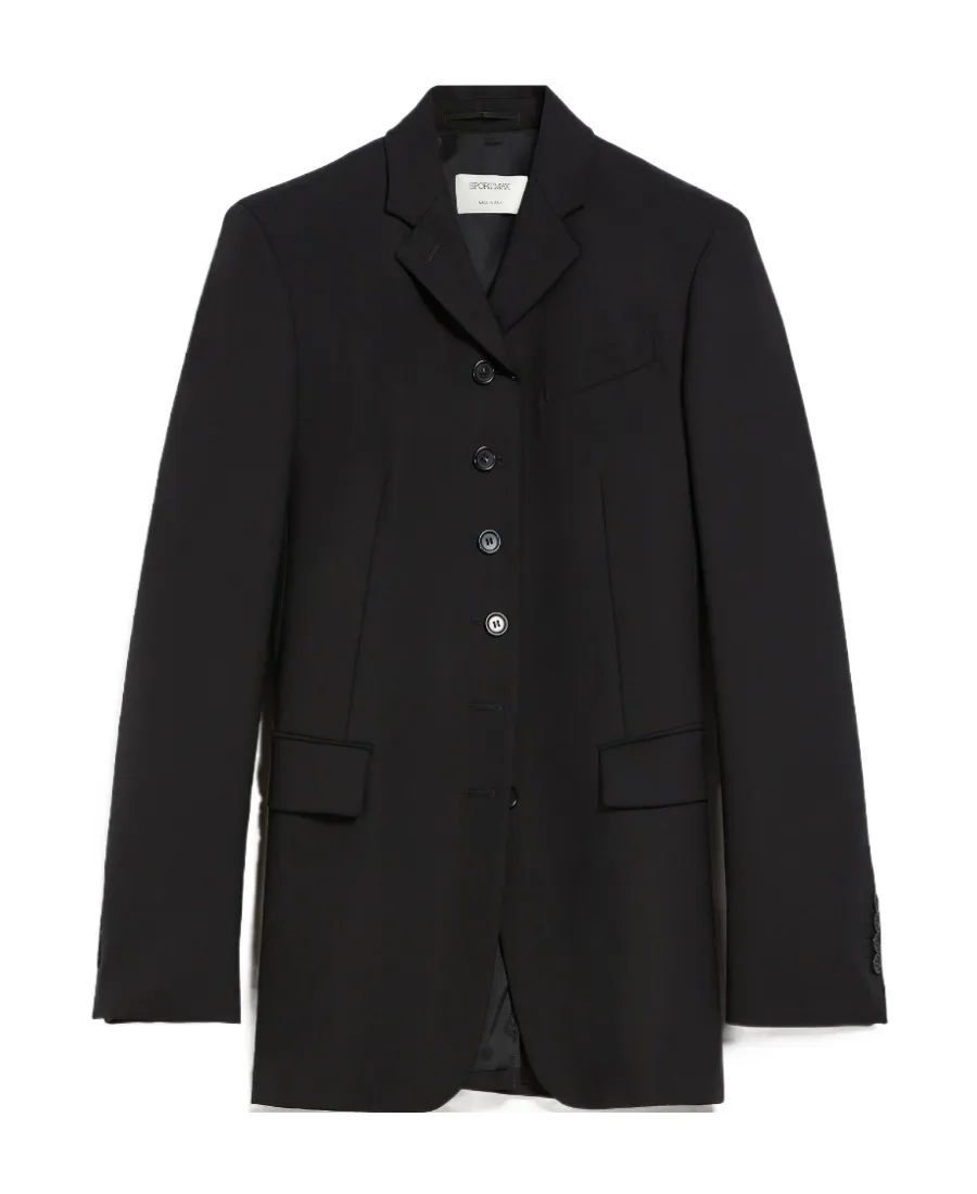 Single-Breasted Wool Blazer