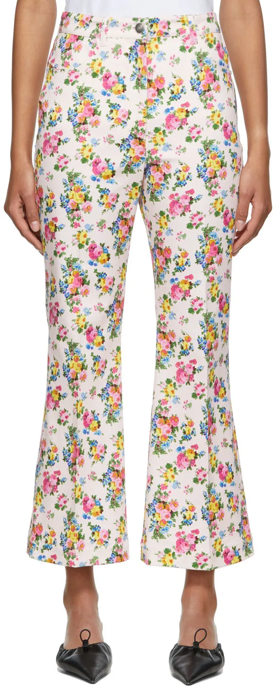 Floral Printed Casual Pants