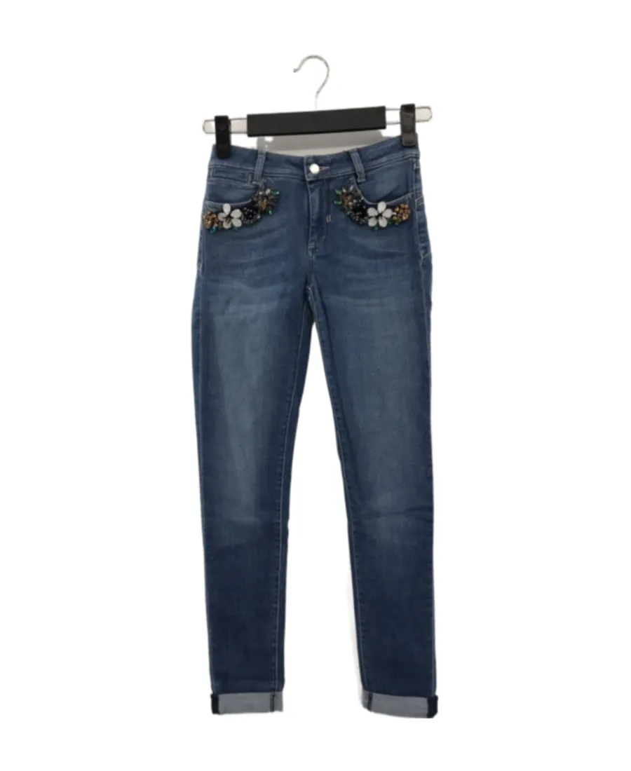 Logo Details Jeans