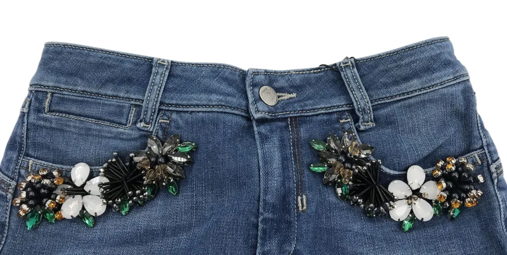 Logo Details Jeans