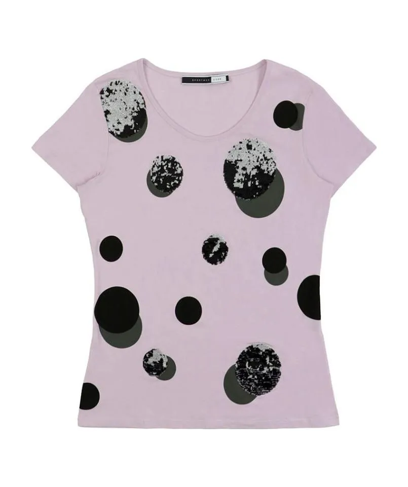 T-Shirt With Round Neck And Short Sleeves
