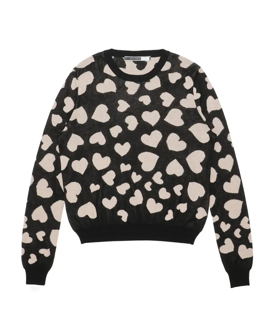 Love Pattern Pullover