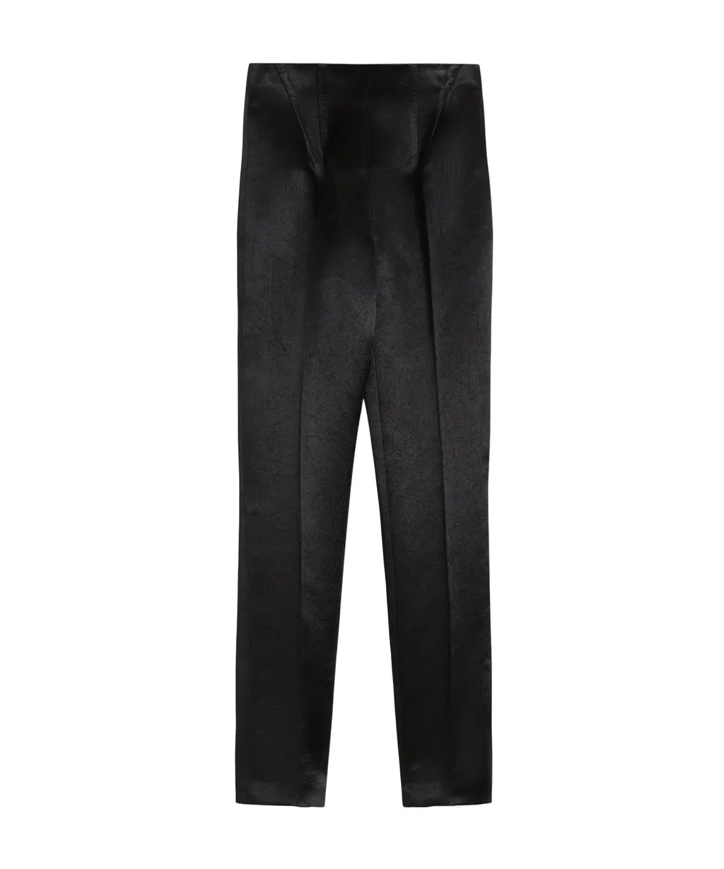 High Waist Straight Leg Pants
