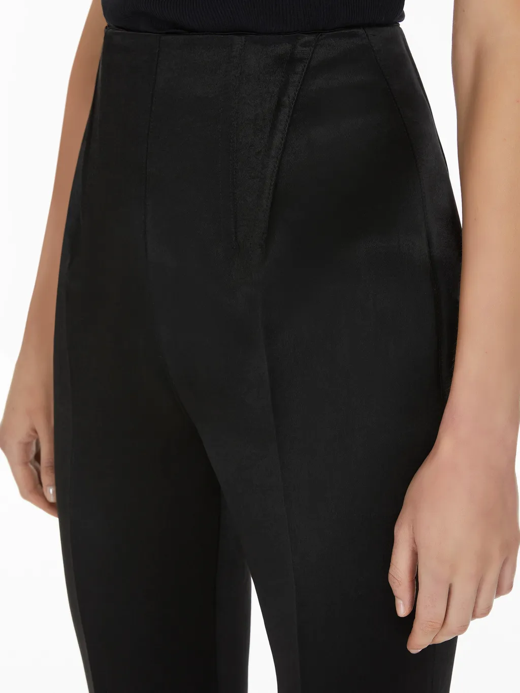 High Waist Straight Leg Pants