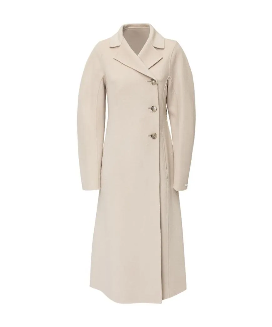 Single-Breasted Lapel Coat