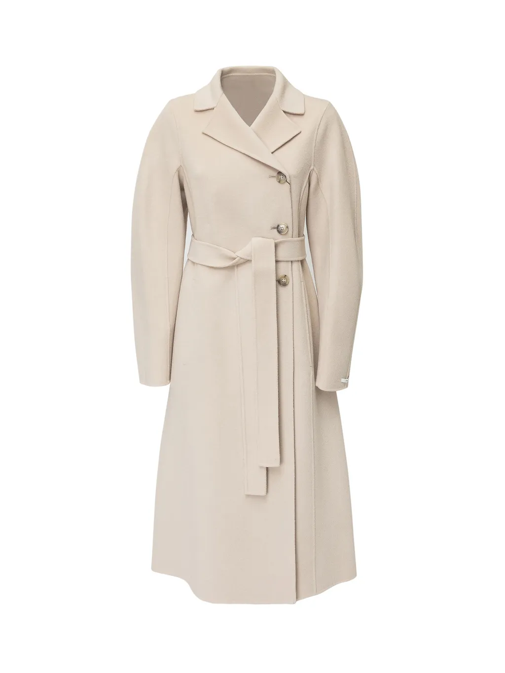 Single-Breasted Lapel Coat