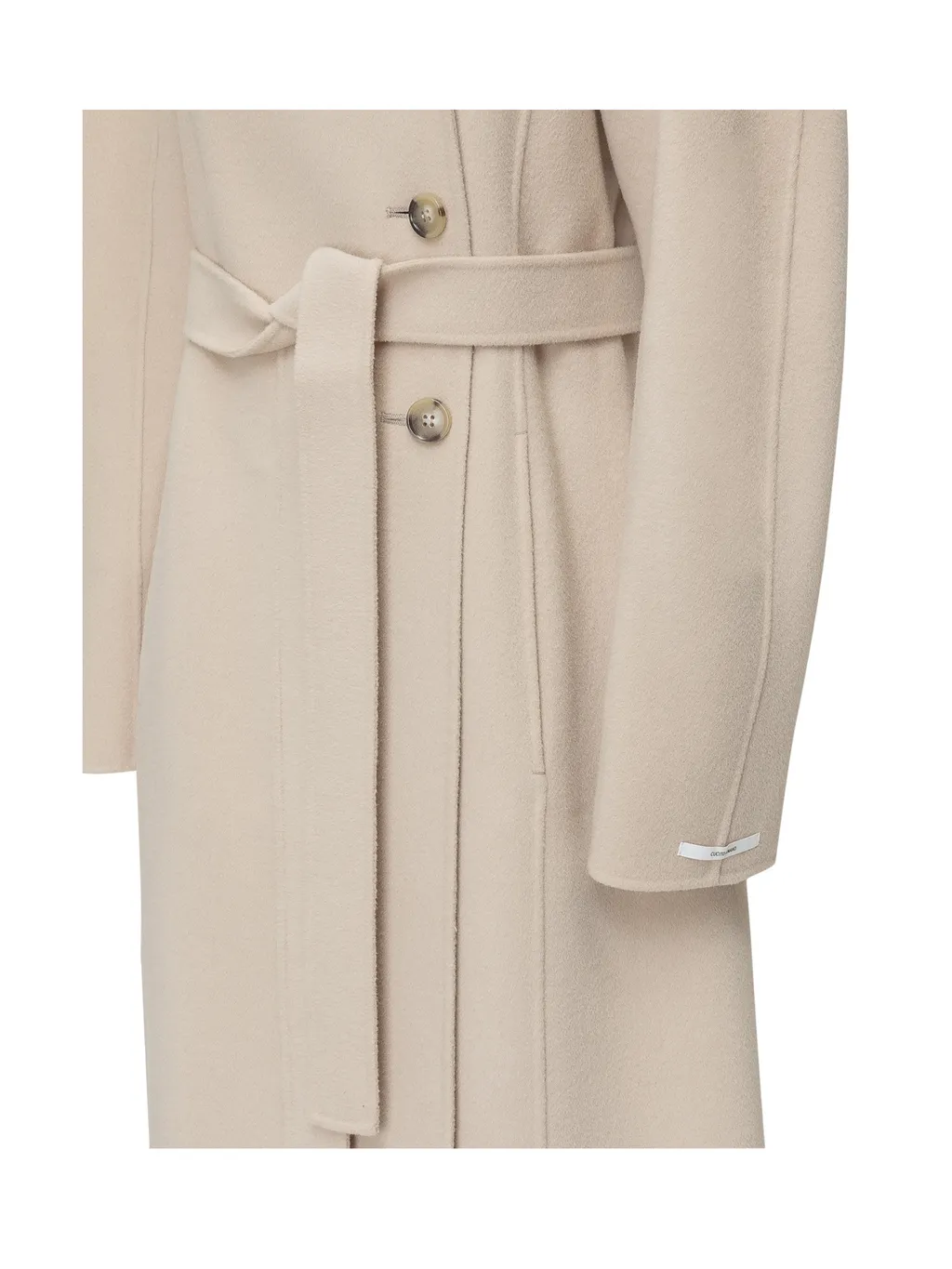 Single-Breasted Lapel Coat