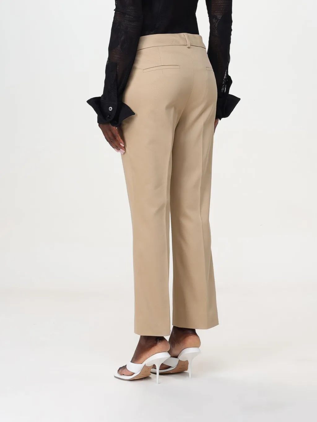 Belt-Loop Casual Pants