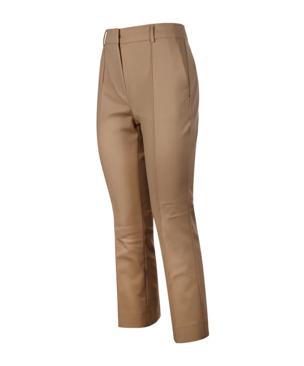 High Waist Straight Leg Trousers