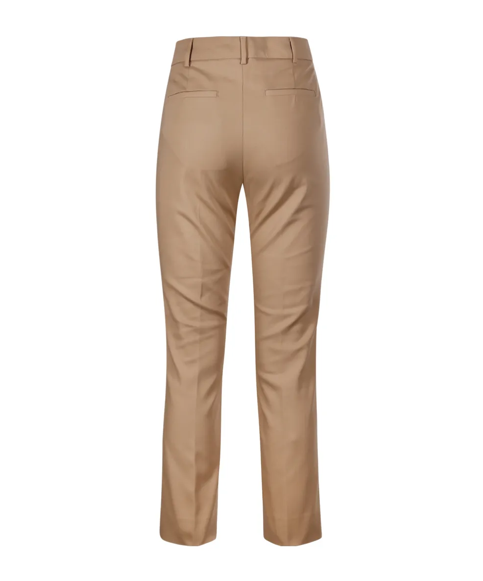 High Waist Straight Leg Trousers