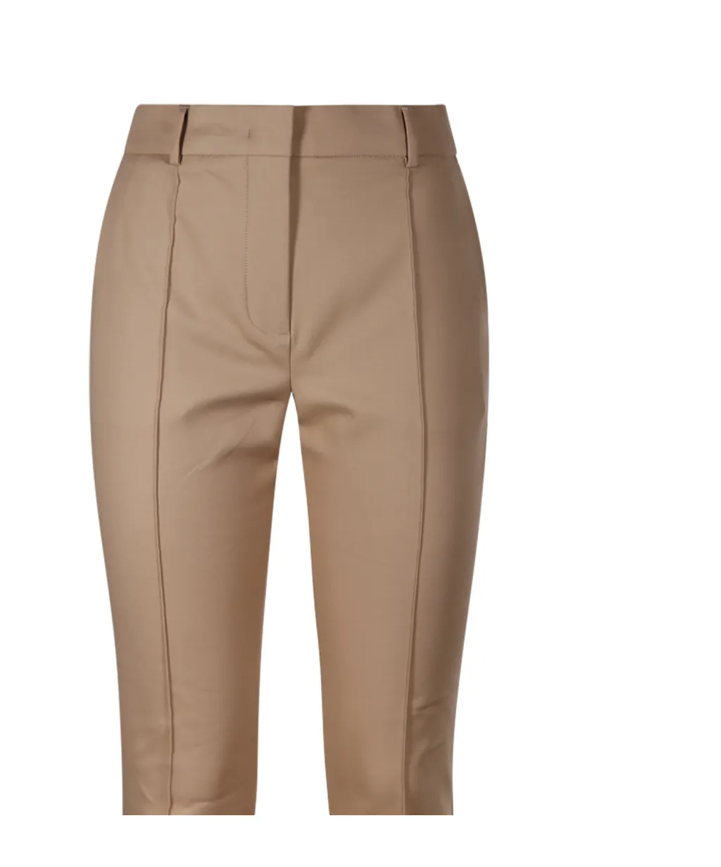 High Waist Straight Leg Trousers