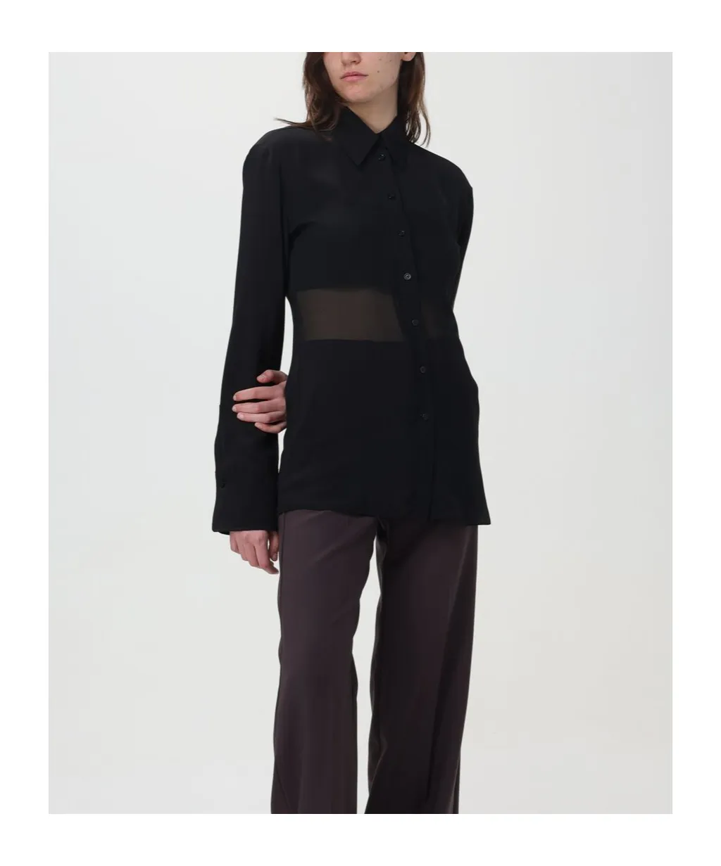 Buttoned Long-Sleeved Shirt