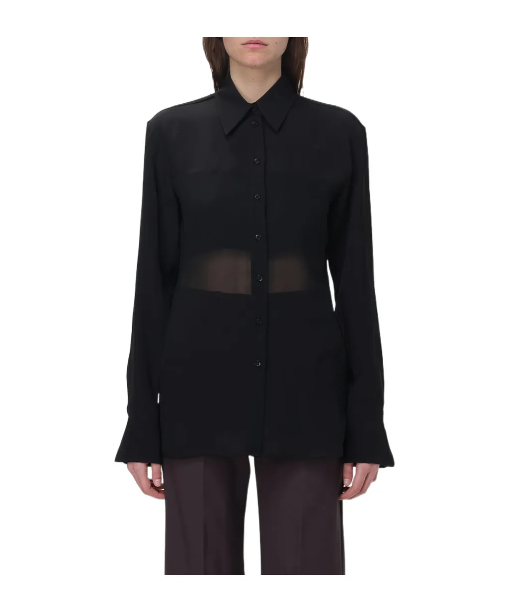 Buttoned Long-Sleeved Shirt