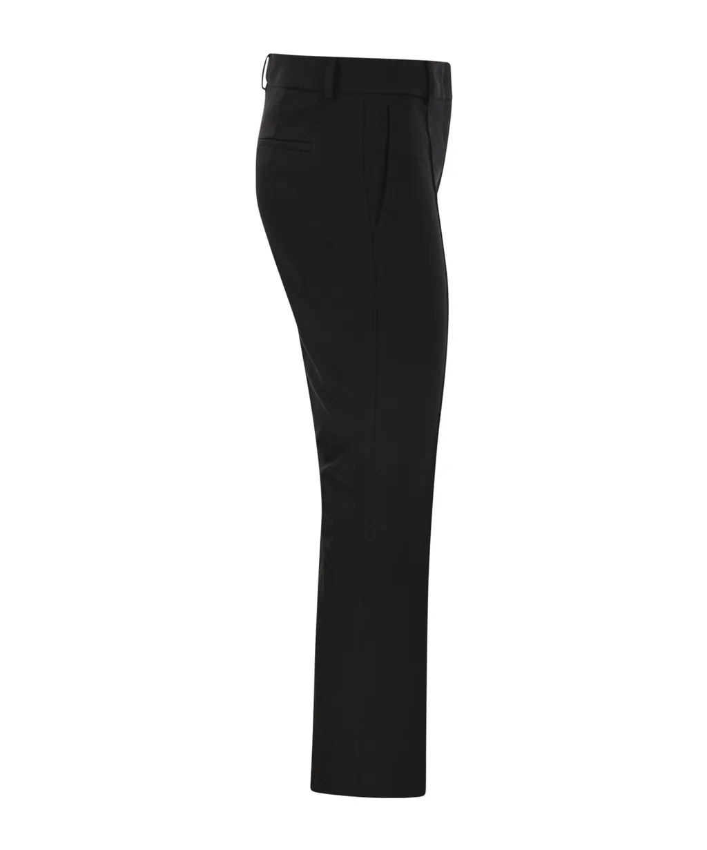 High Waist Straight Leg Trousers