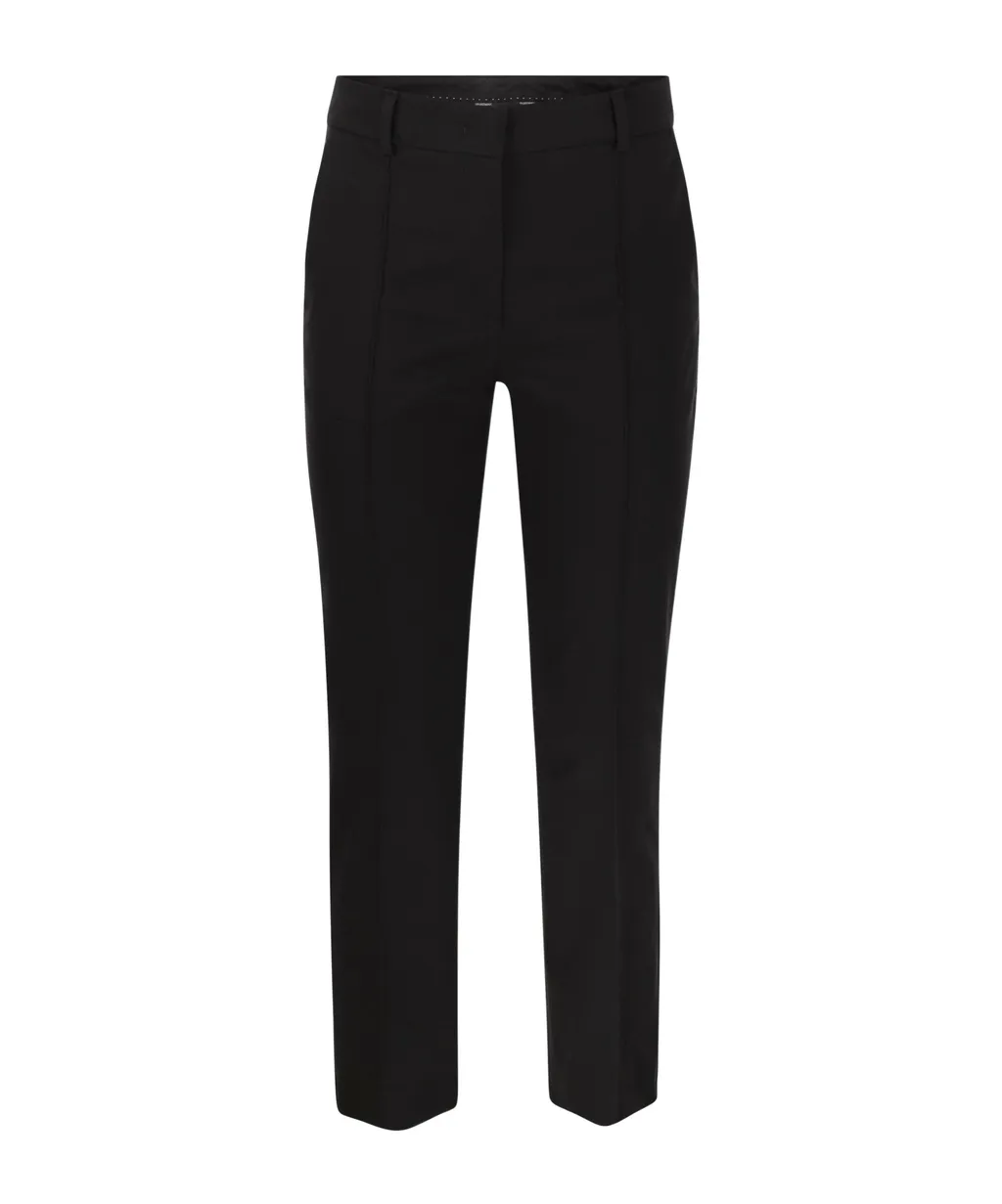 High Waist Straight Leg Trousers