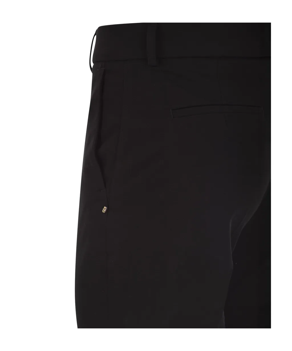 High Waist Straight Leg Trousers