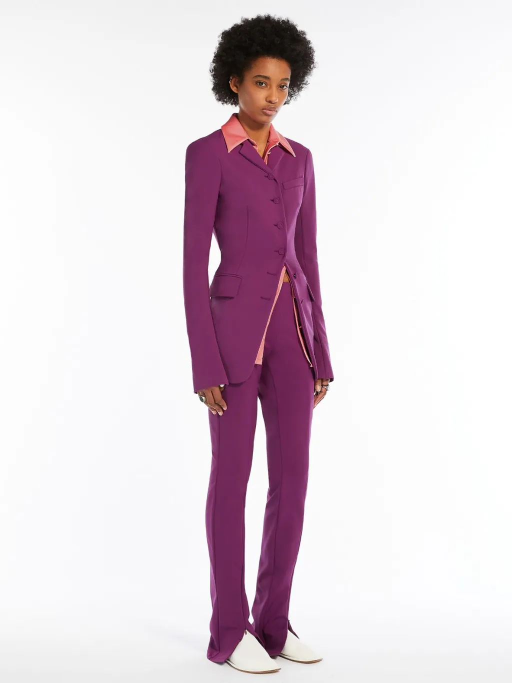 Zip-Cuff Slim-Fit Trousers