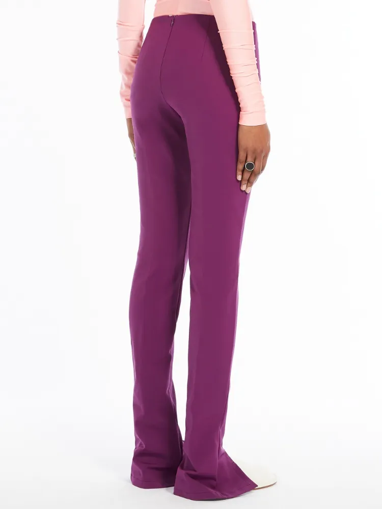 Zip-Cuff Slim-Fit Trousers