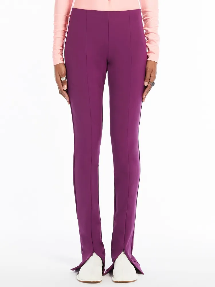 Zip-Cuff Slim-Fit Trousers