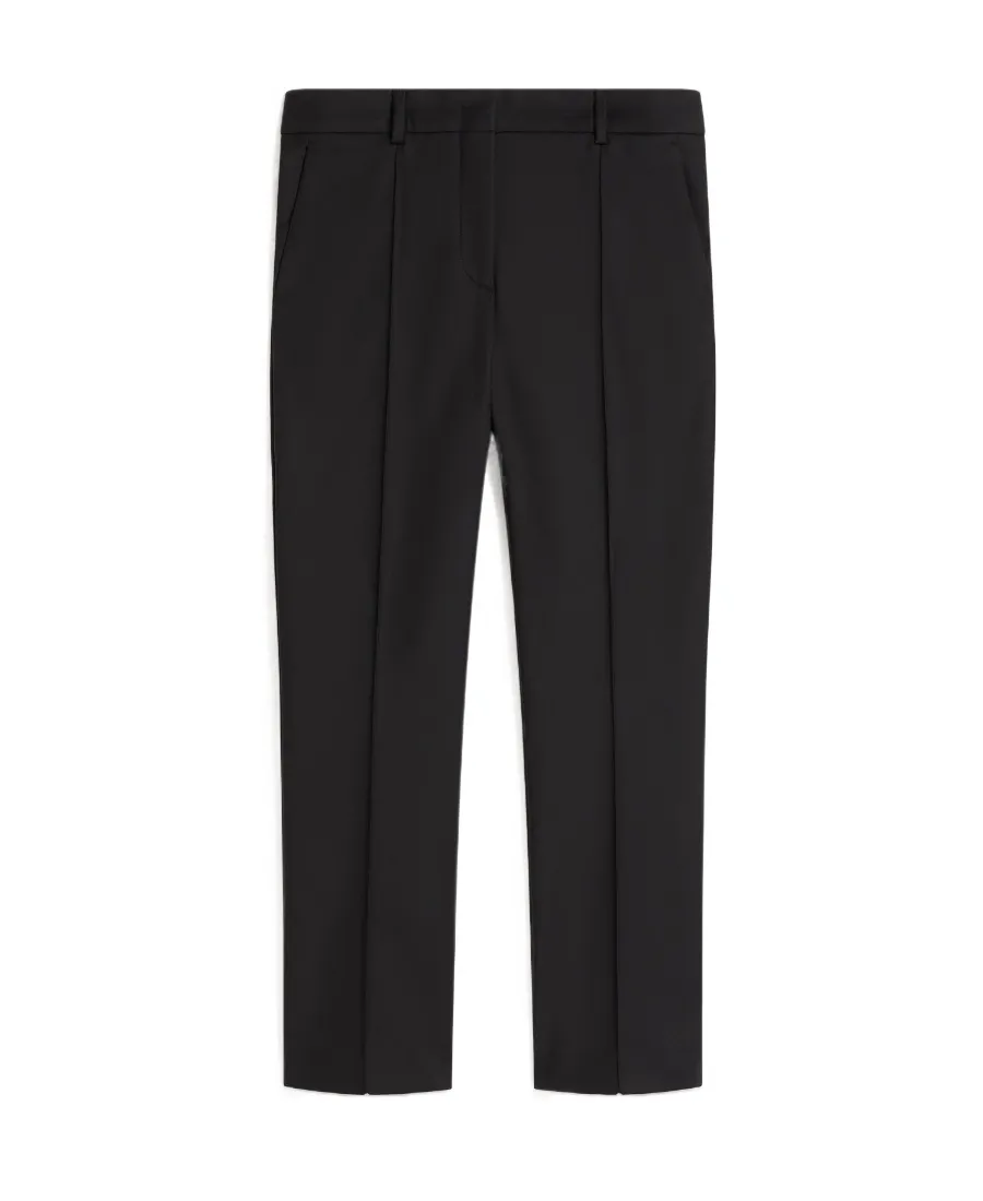 High-Waisted Cropped Trousers