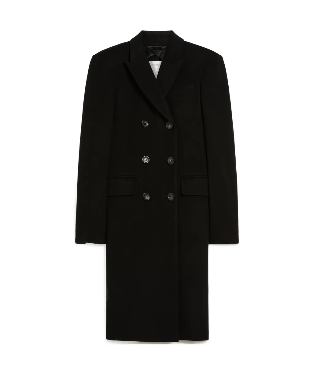 Long-Sleeved Wool Coat