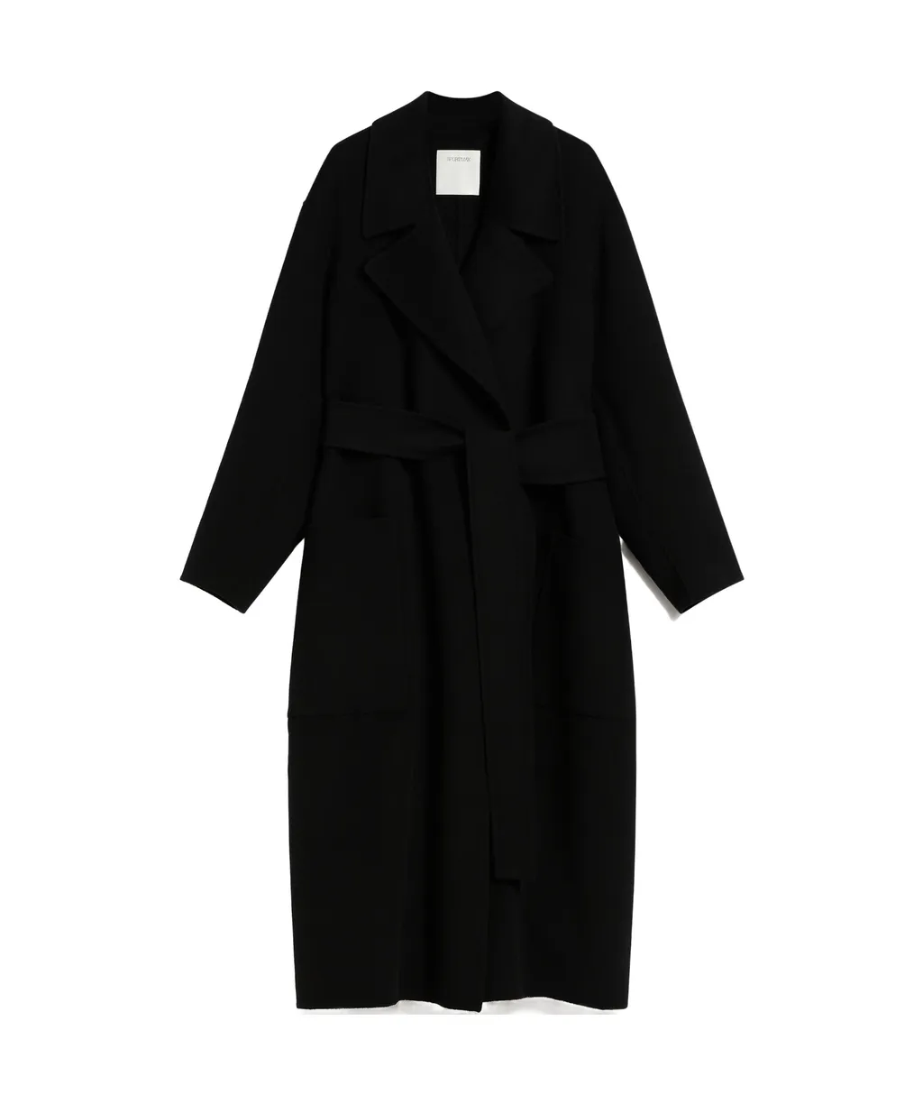 Belted Long-Sleeved Coat