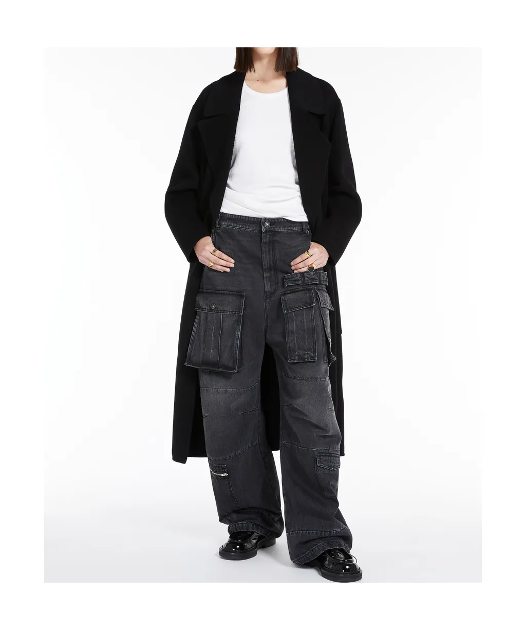Belted Long-Sleeved Coat