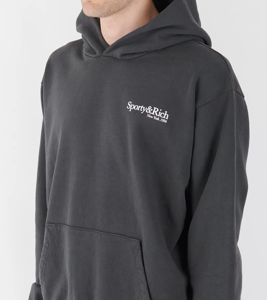 Serif Logo Hoodie