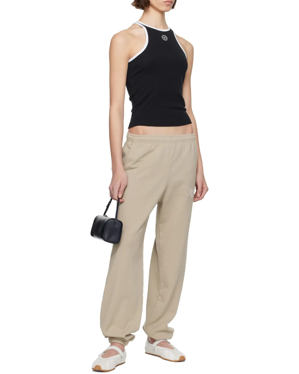 Slogan-Print Track Pants