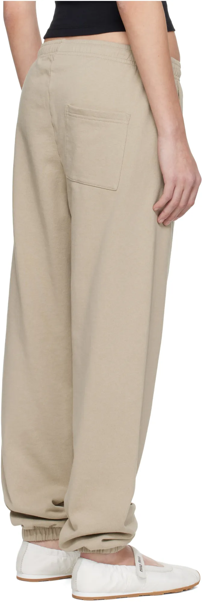 Slogan-Print Track Pants