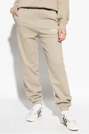 Slogan-Print Track Pants
