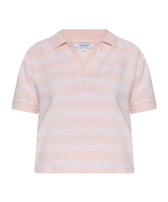Thin-Striped Polo Shirt