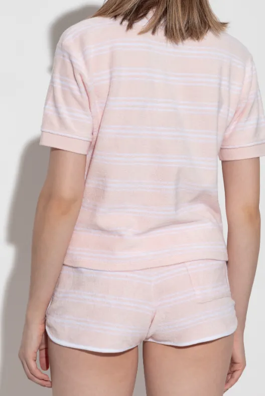 Thin-Striped Polo Shirt