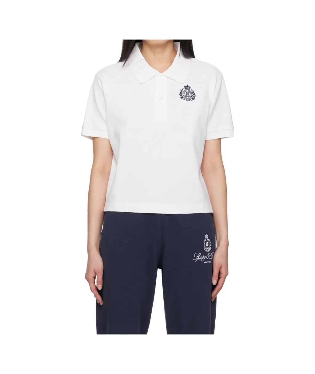 Logo Embroidered Short-Sleeved Polo Shirt