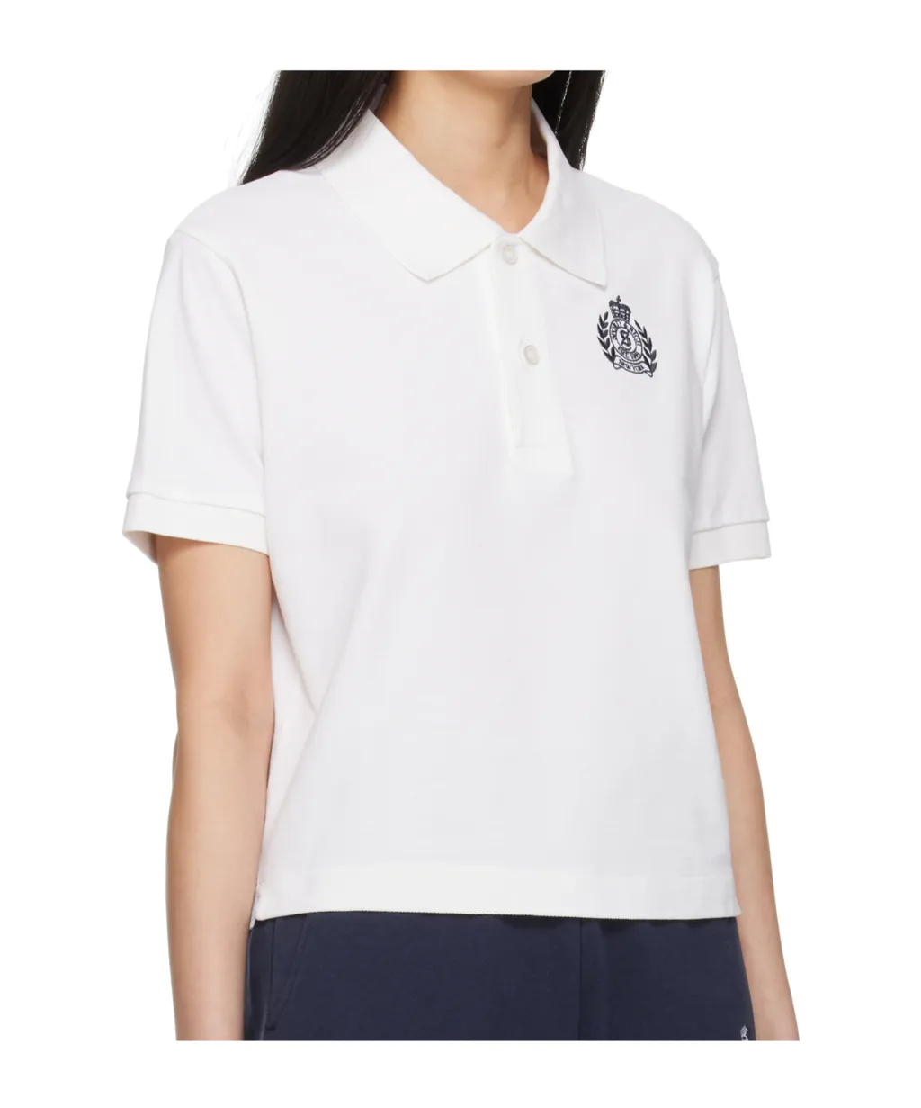 Logo Embroidered Short-Sleeved Polo Shirt