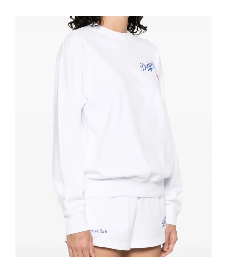 Dodgers Printed Crewneck Sweatshirt