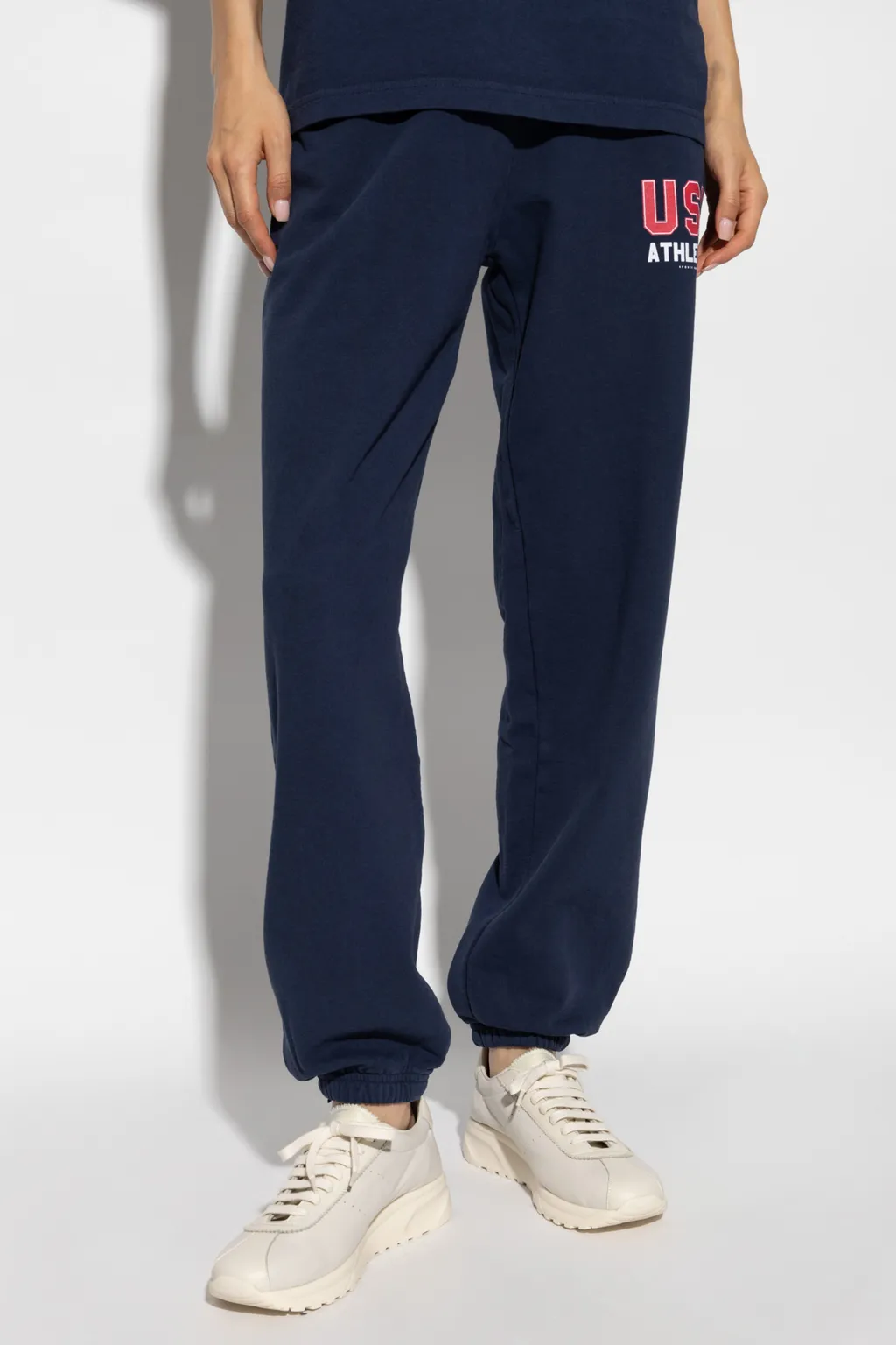 Logo Print Elasticated Trousers