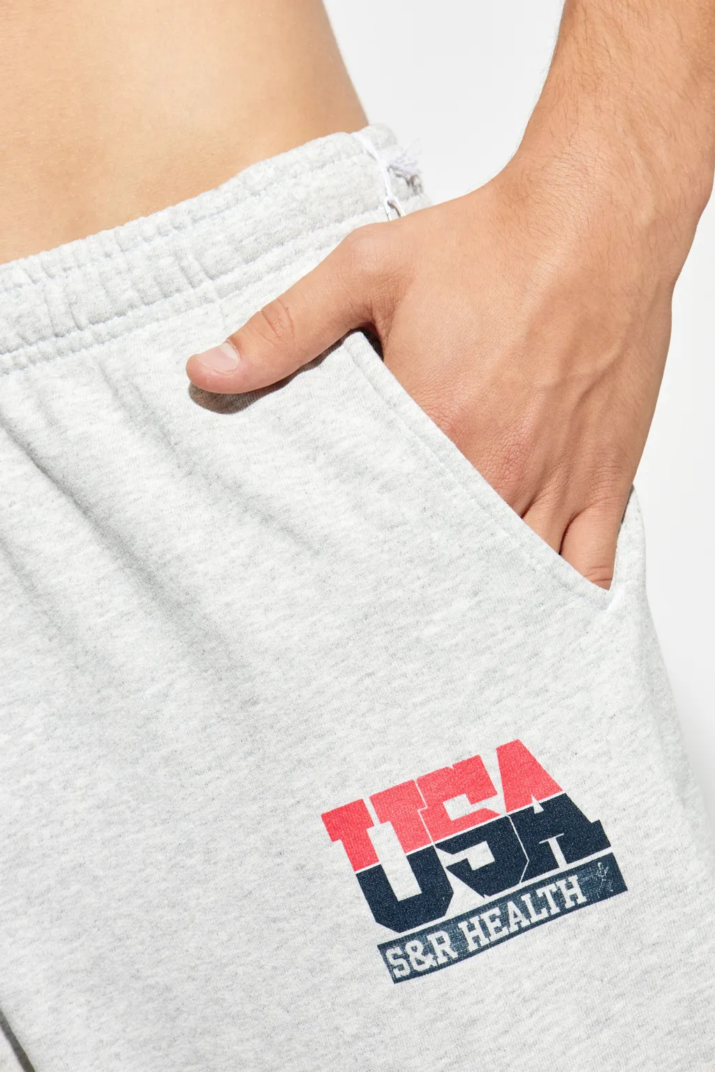 Logo-Print Elasticated Trousers