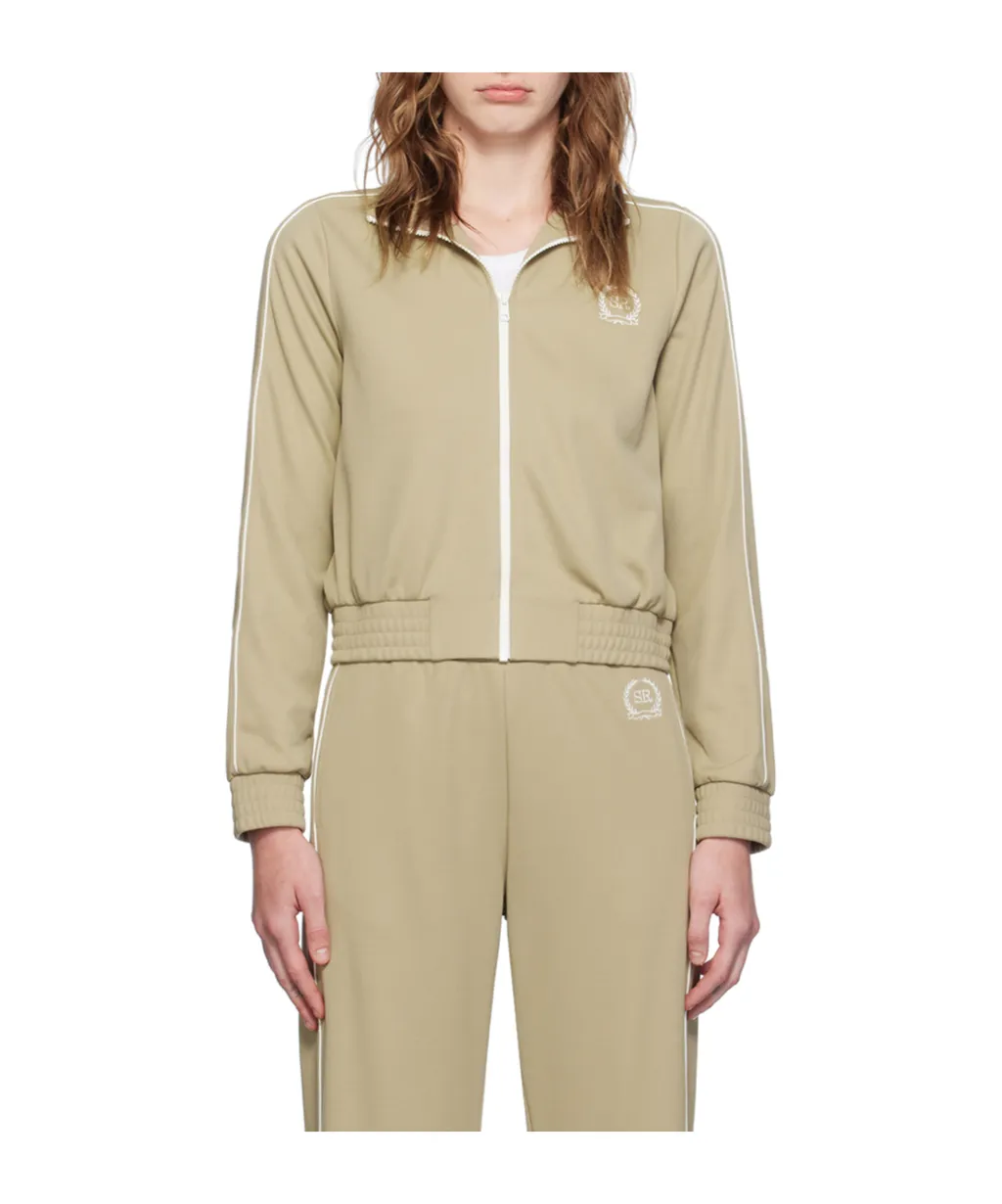 Golf Embroided Zipper Casual Jacket