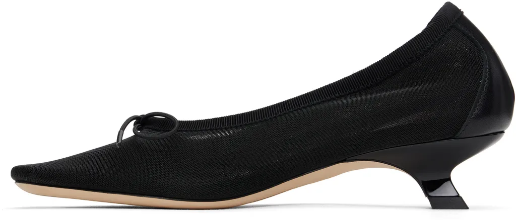 Mesh Ballerina Low Heels