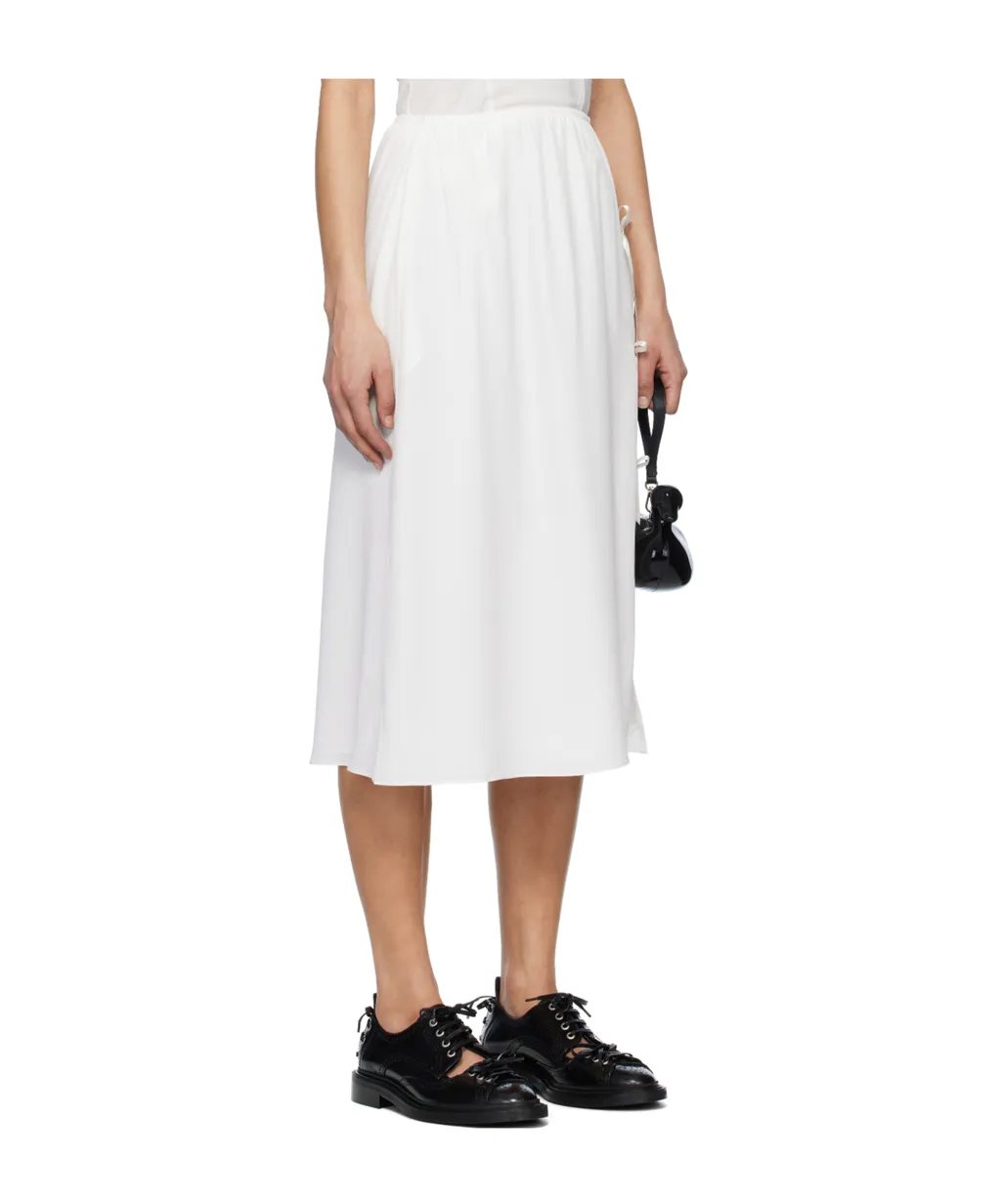 Bow Slit Column Skirt