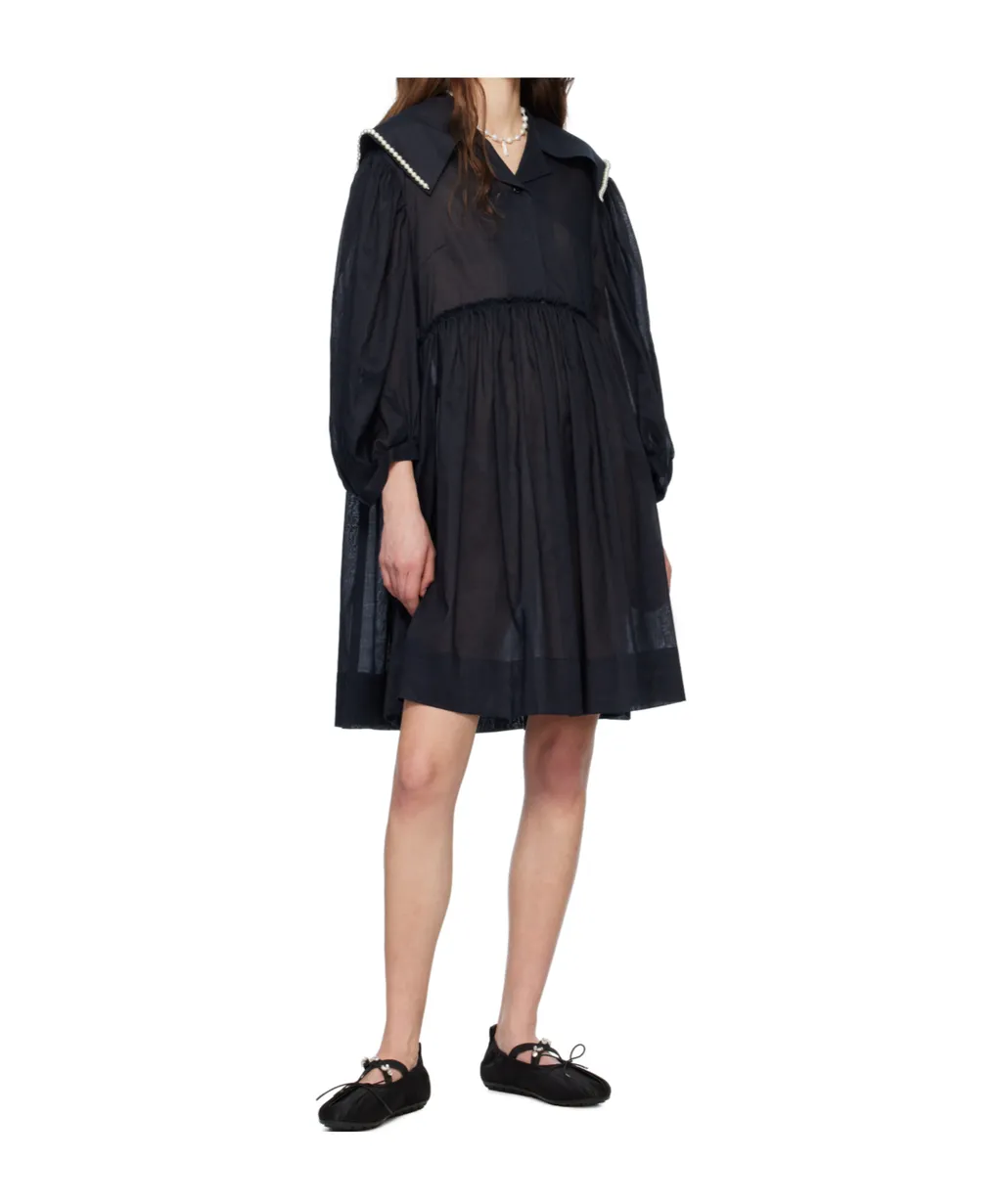 Beaded Sailor Collar Dress