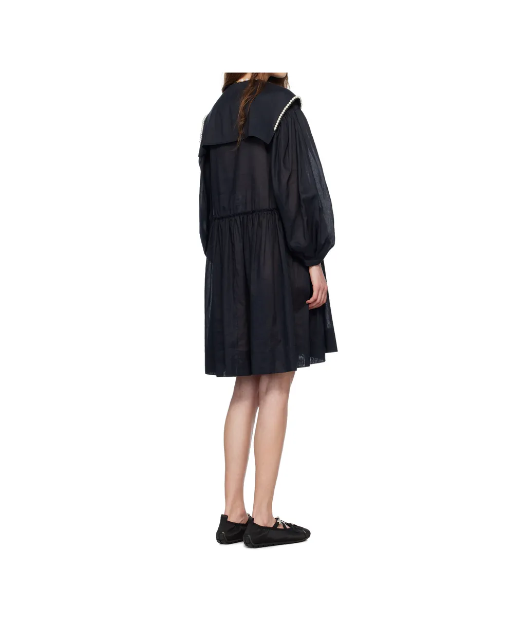 Beaded Sailor Collar Dress