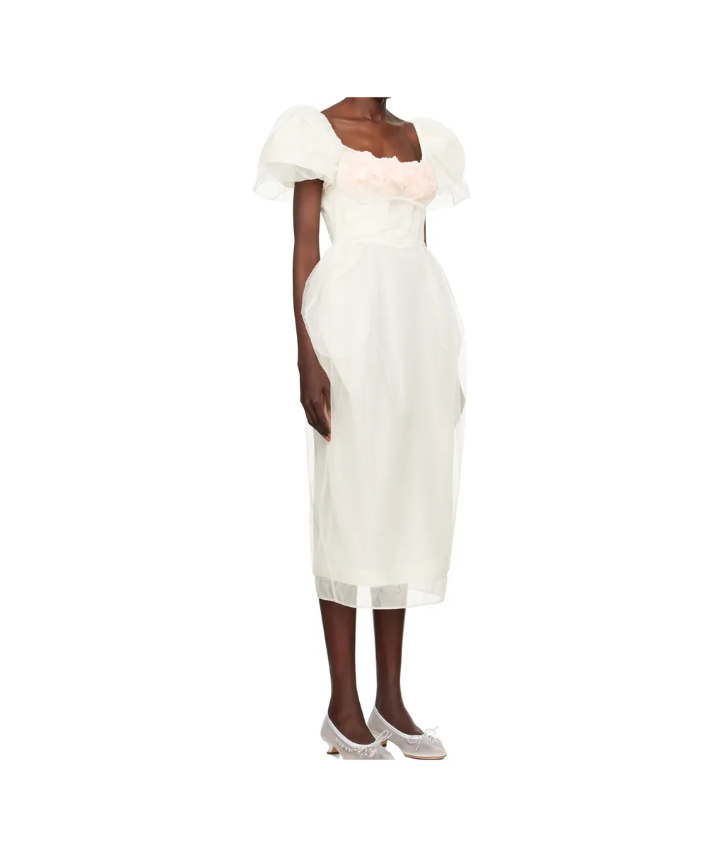 Bust Detail Carnation Dress