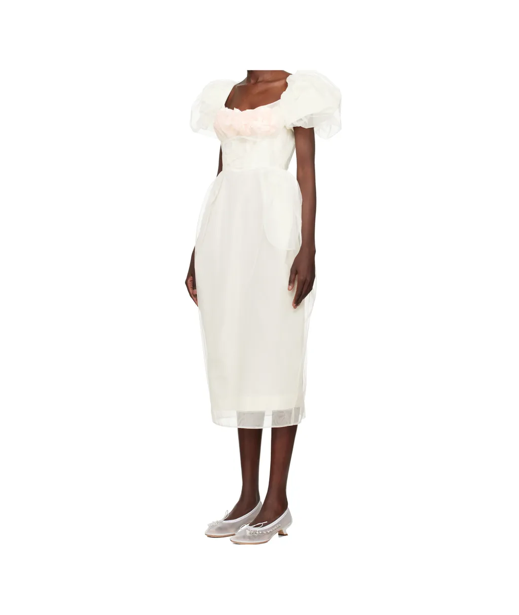 Bust Detail Carnation Dress